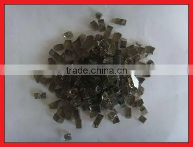 Blue color fire pit glass decoration