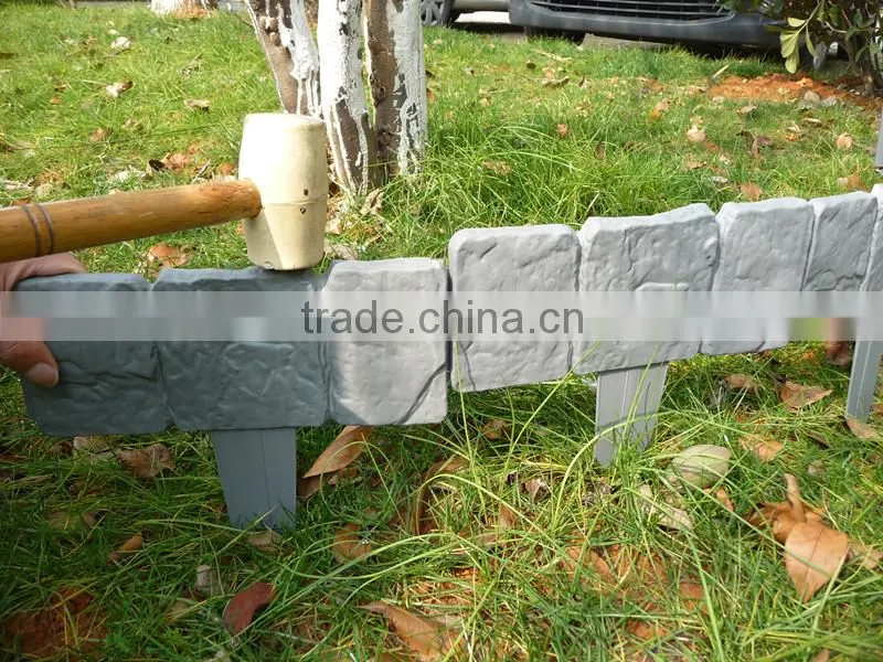 Useful and popular plastic lawn garden edging