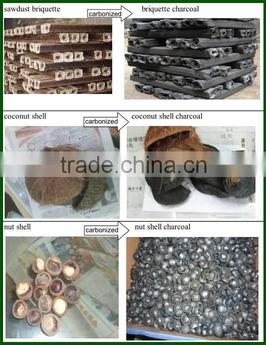 wood carbonization furnace machine for sawdust