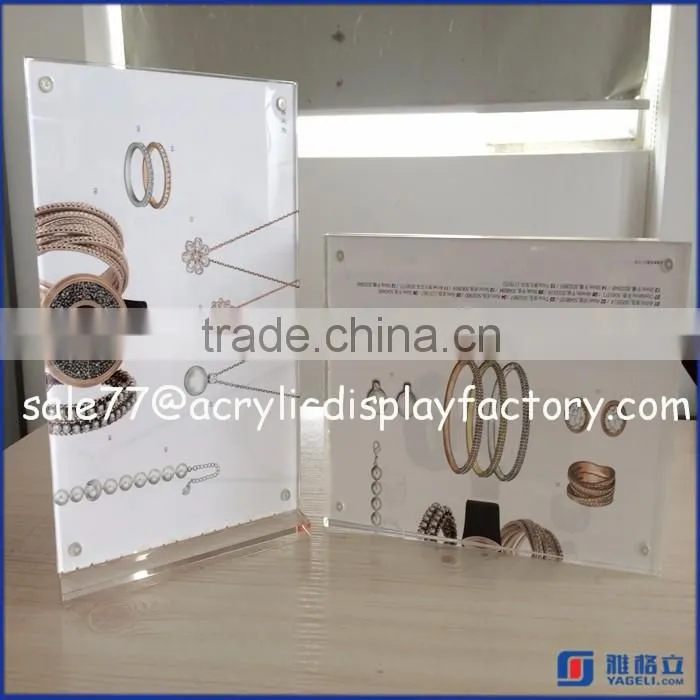 Customized a3 acrylic photo frame,photo frame in bulk,Custom photo frame