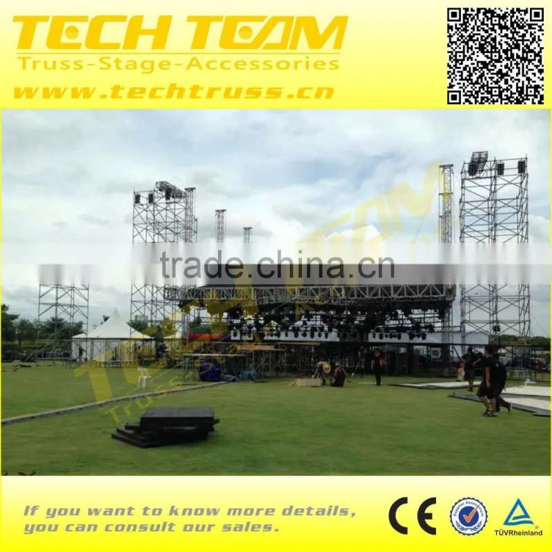 Professional Hang Speaker Aluminum Roof Truss Steel Roof Truss Design