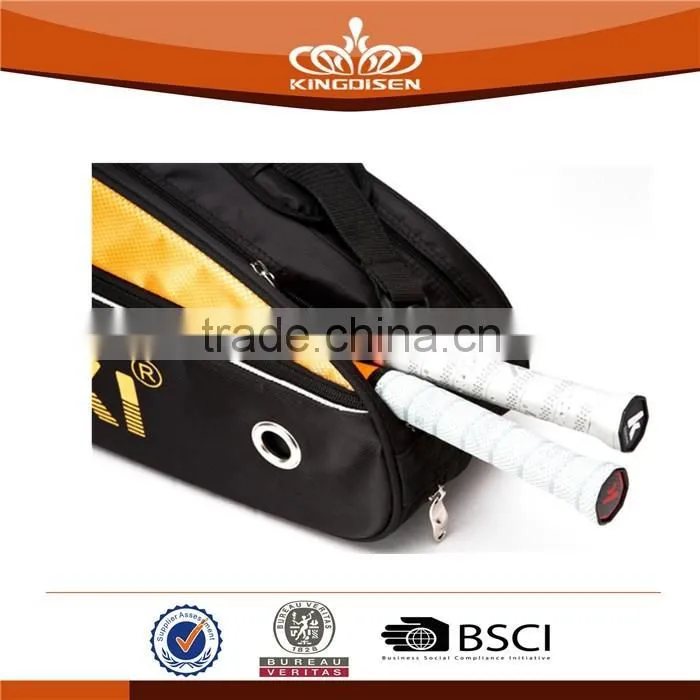 Outdoor sport badminton racket bag with shoulder strap