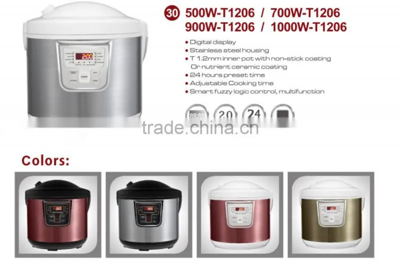 7L NEWEST RICE COOKER 20 MULTI FUNCTIONS BIG CAPACITY WITH CB,CE,220-240V,LED DISPLAY