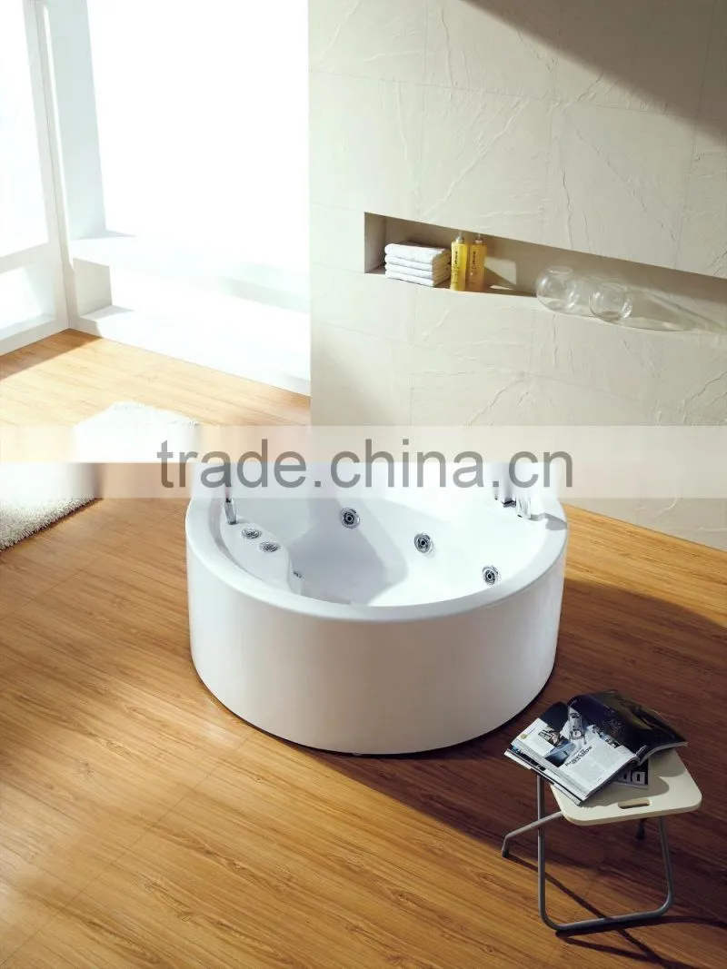 cUPC certified round hot tub,round freestanding tub,bathroom bathtub