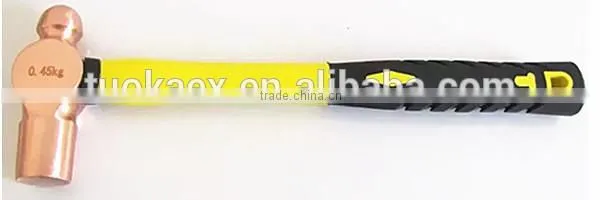Beryllium copper ball pein hammer non sparking hammer