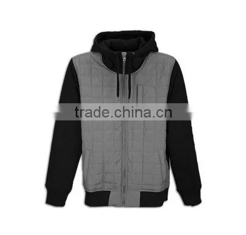 Fashion design sports wear zip hoody jacket
