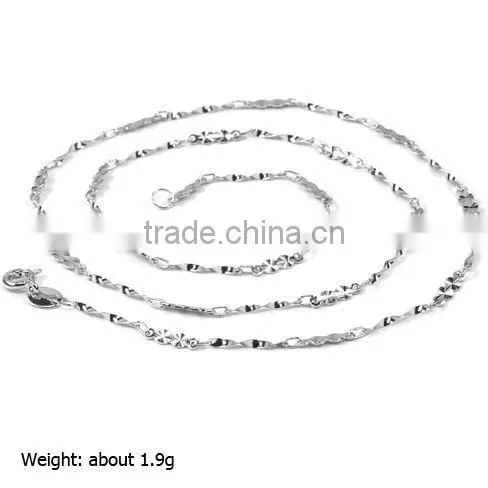 Silver Twist Chains(Wave Chains), 925 Silver Chains (JZS-001)