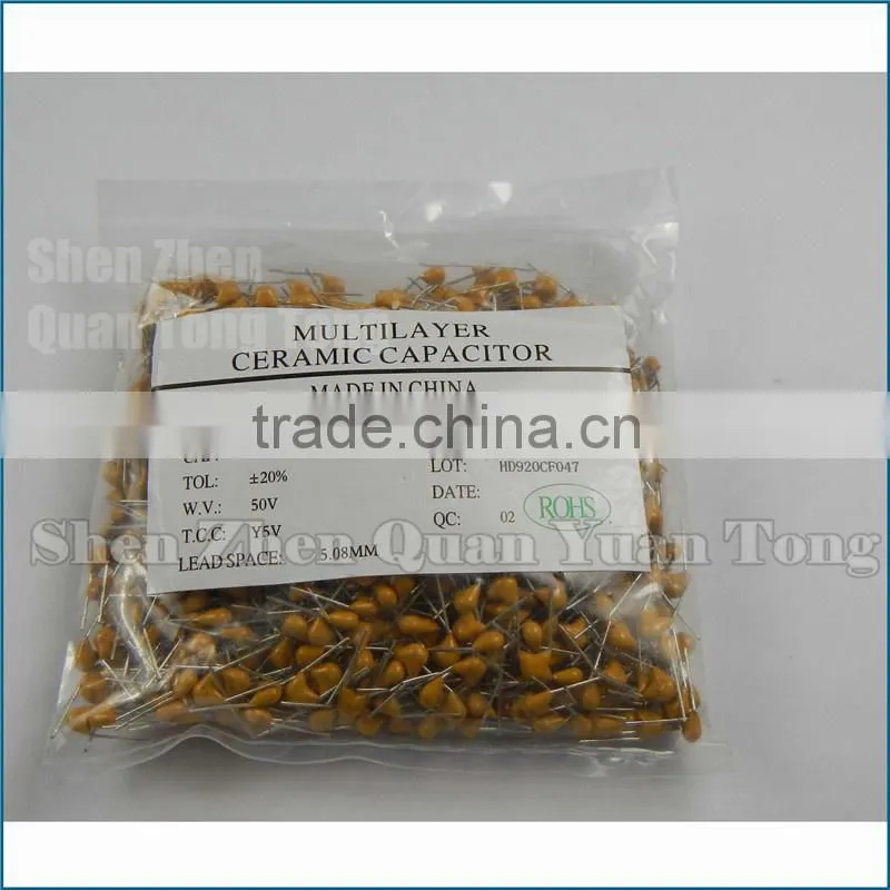 Capacitors 50V 0.1UF 20% DIP