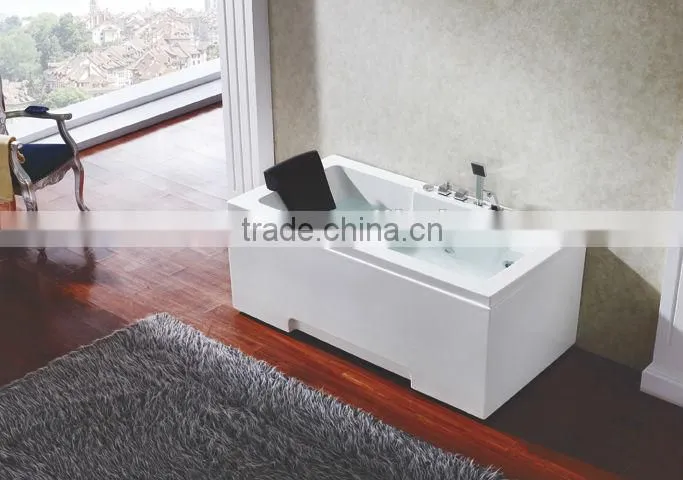 small bathtubs with shower Q364 small size square adult compact bath tub