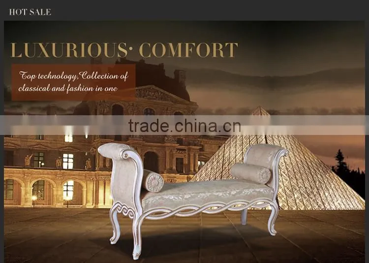royal luxury bedroom furniture baroque solid wood hand carving bed end bench