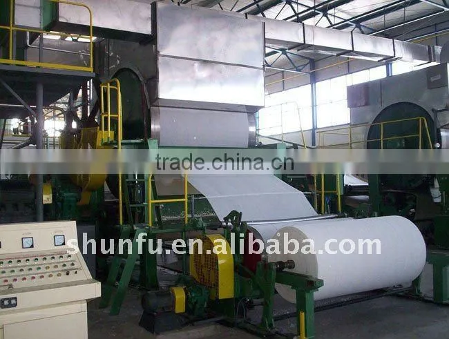 High speed toilet paper roll machine