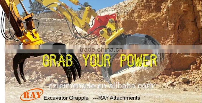 multi use hydraulic rotating grapple