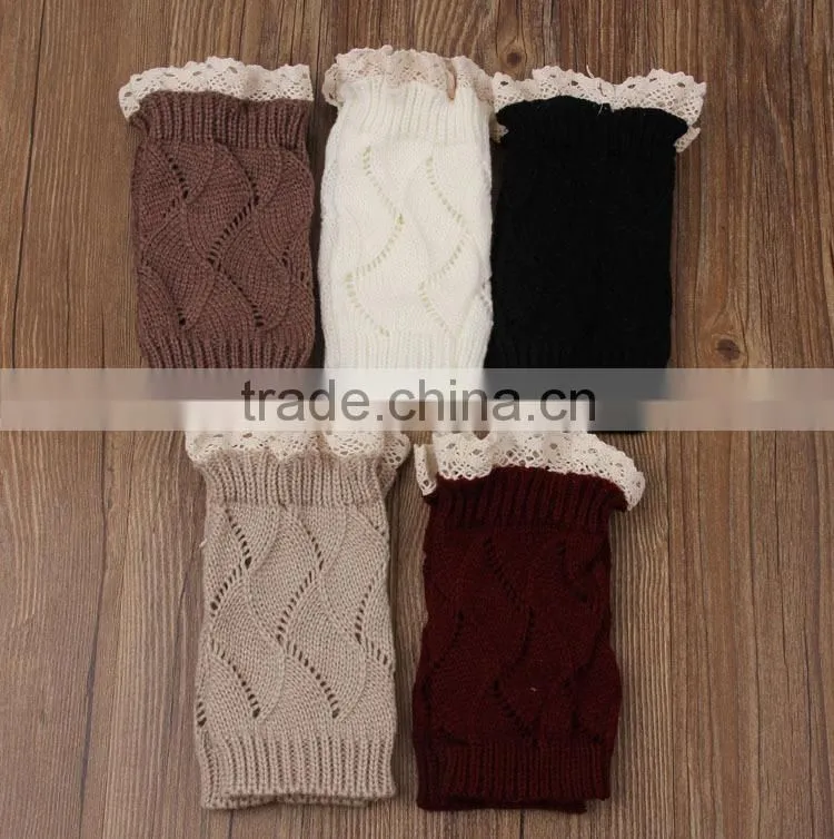 Free shipping baby heated leg warmer infant crochet knitted top leg warmer