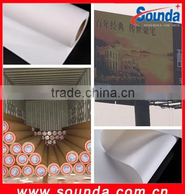 Exhibition decretion banners digital printing Frontlit pvc flex banner material