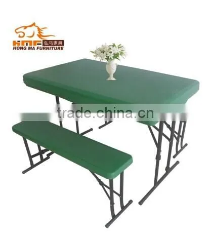 Plastic folding bench for 2 perrson used