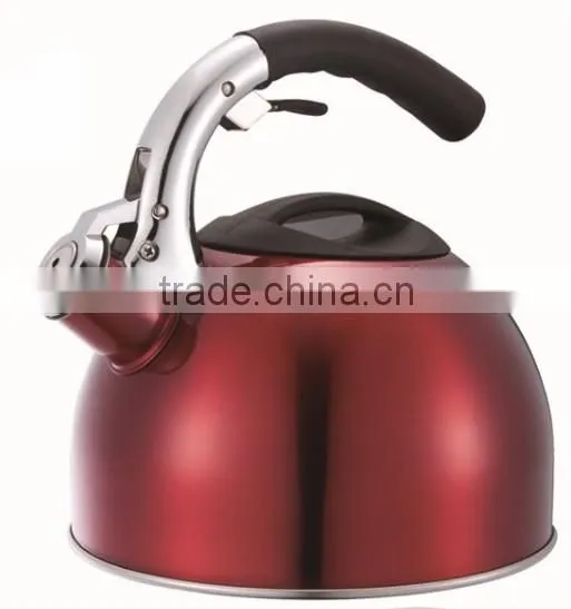 Stainless Steel Whistling Kettle With Coating