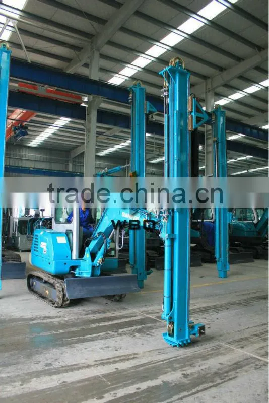 SWDL 150 screw piles machine for solar farm