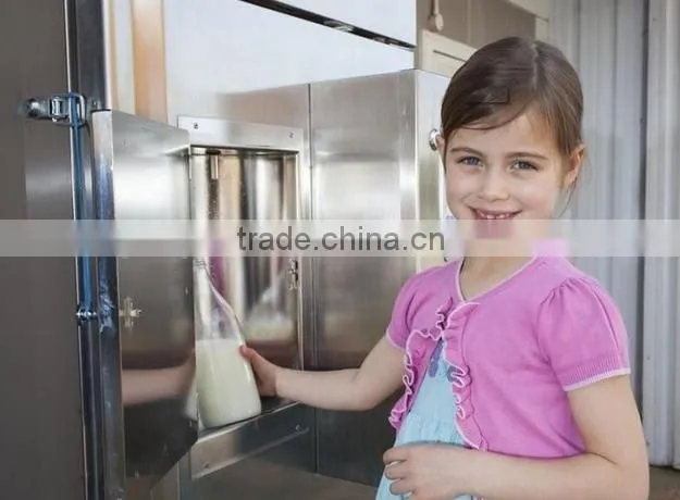High Quality Electric Fresh Milk Dispenser Vending Machine, Coin Automatic Milk Vending Machine With Refrigerating