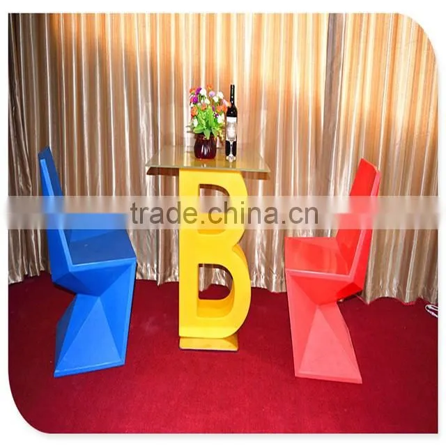 colorful front lit back lit light up small LED lighting numbers sign made in china
