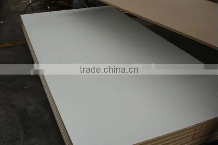 High quality white laminated melamine mdf board
