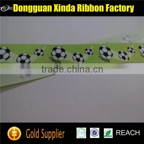 2015 Wholesale Customized Sublimation Polyester Ribbed Ribbon