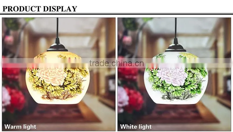 Pastel Decal living room furnitur indoor led pendant light