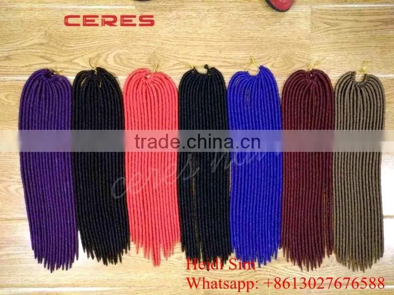 Japanese fiber solid and ombre color senegalese twist hair crochet hair extension