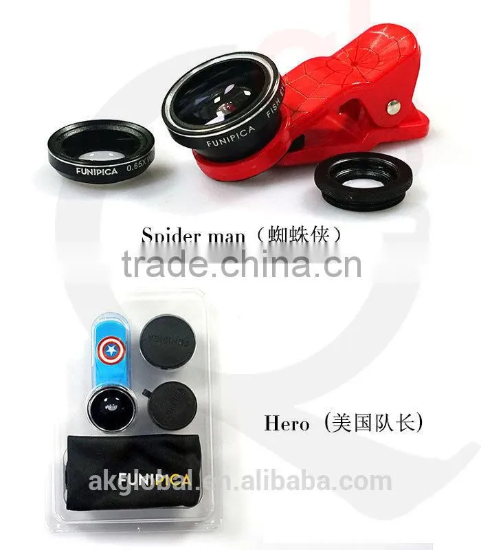 3 in 1 Mobile Lens Smartphone Lens,Zoom Lens for Mobile Phone,Mobile Phone Lens