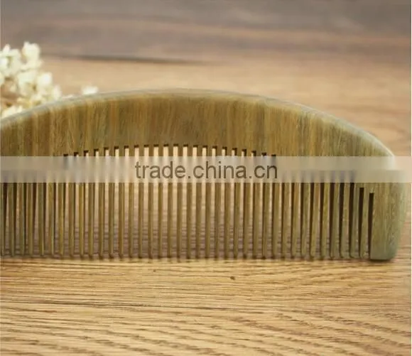 Hot selling OEM logo cheap wooden hair beard comb