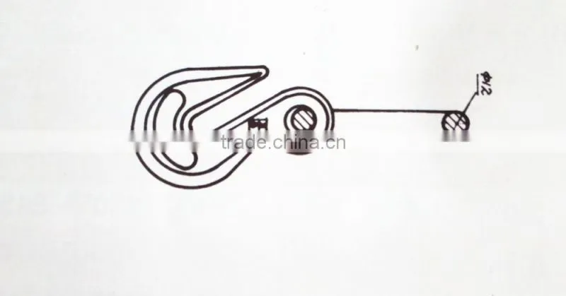 1/2"PEAR LINK WITH 3/8" EYE GRAB HOOK