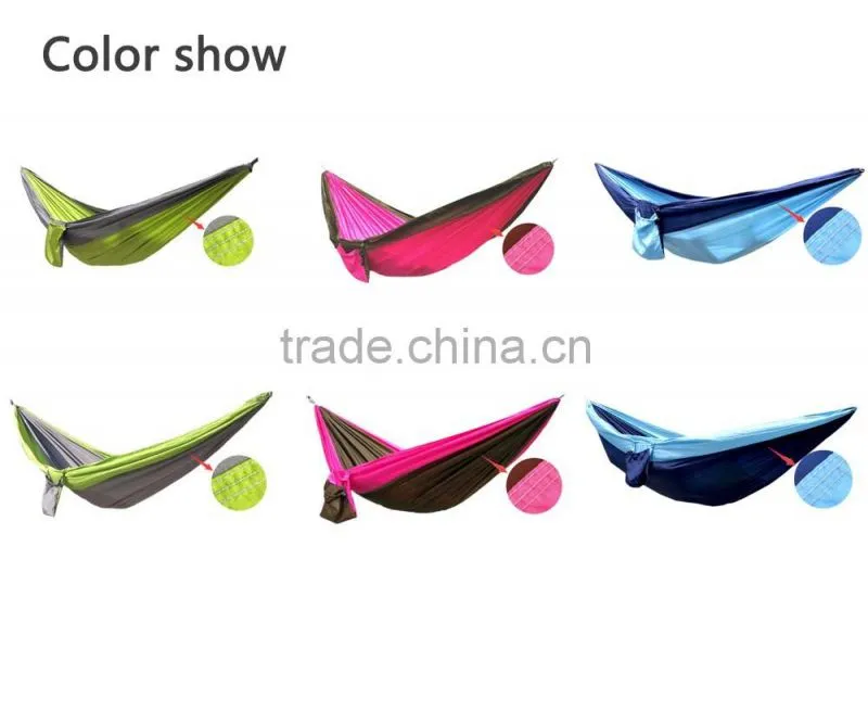 Customized 2016 hot sales camping nylon hammock