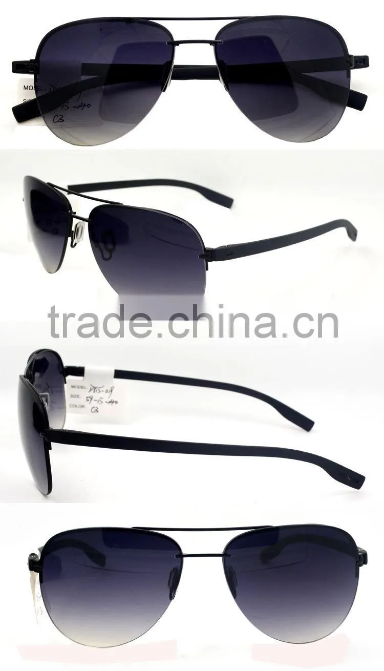 2015 latest fashion metal OEM polarized mens sunglasses