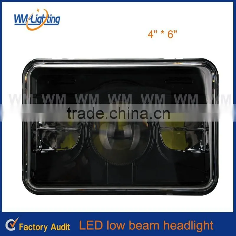 Sealed beam led headlights hi/low truck 4x6 led headlamp low beam