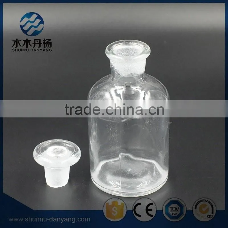 60ml clear reagent glass bottle for laboratory
