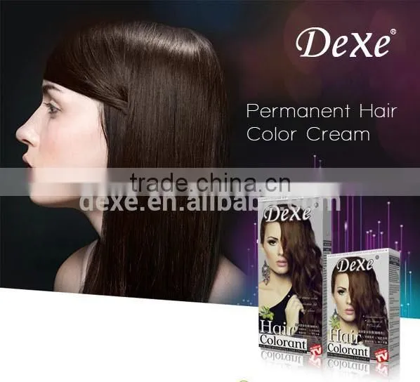 hair color cream brands with Dexe high quality for hair color dye