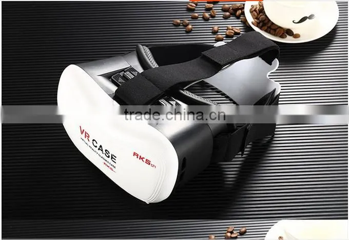 Free samples premium google cardboard / Vr case / vr box with remote control for 3D movie