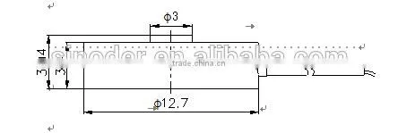 T104 force load cell ,compression load cell ,analog sensor for force measurement in limited spaces