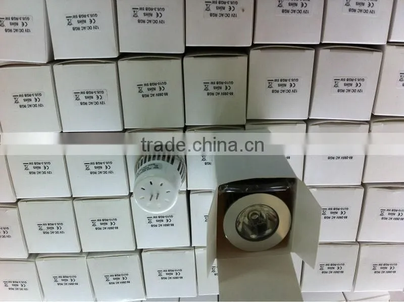 Modern indoor 5w gu10 rgb led Christmas decoration