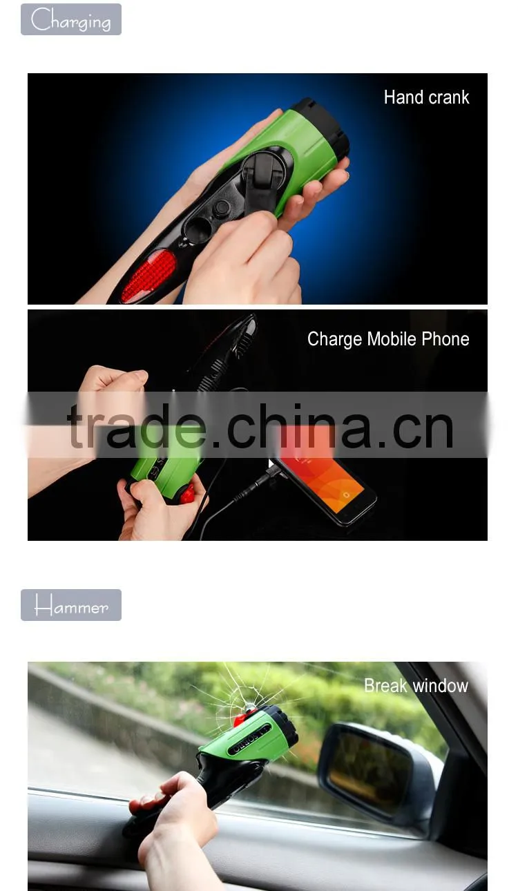 Car Safety Antiskid Hammer Seatbelt Cutter Emergency Glass Window Punch Breaker Auto Rescue Disaster Escape Life-Saving Hammer