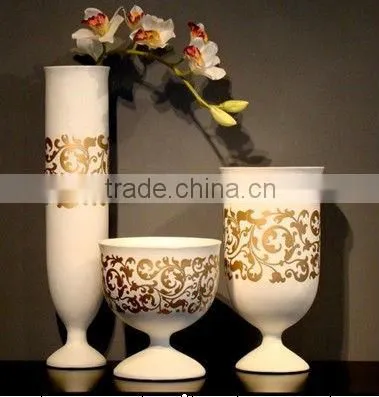 BBEE10001 polyresin zhongshan vase home decor