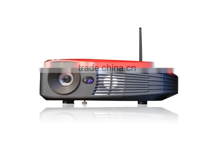 Android4.4 OS Ultra Quad Core DLP 3D Projector 1080P Infocus Projector