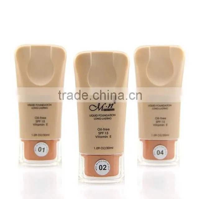 Menow Foundation 30ML SPF 15 with VE Natural Smooth face makeup BB cream waterproof concealer base makeup