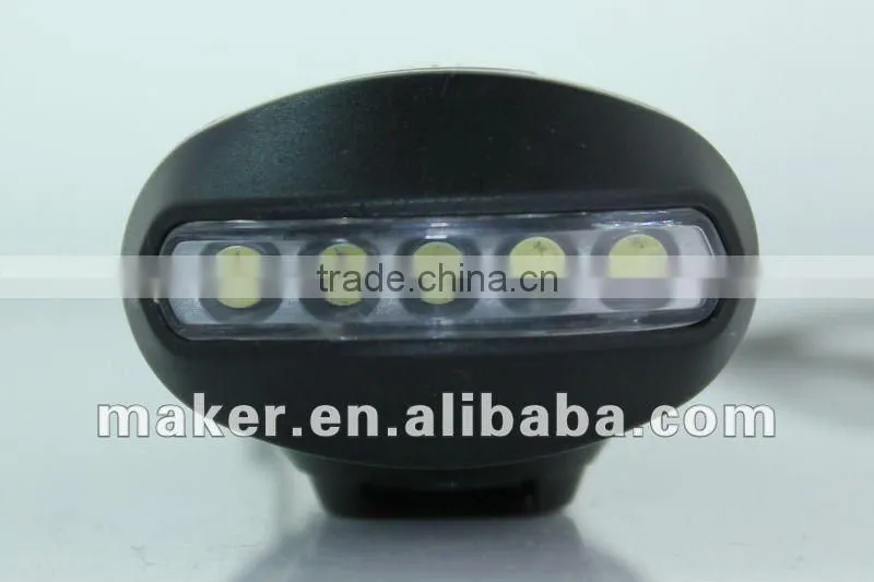 5 LED Dynamo Powered Siren Flashlight