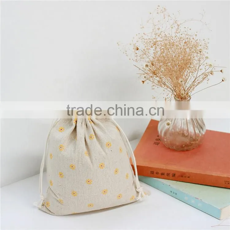 Cheap Linen Fabric Pouch,Linen Cosmetic Bags Wholesale