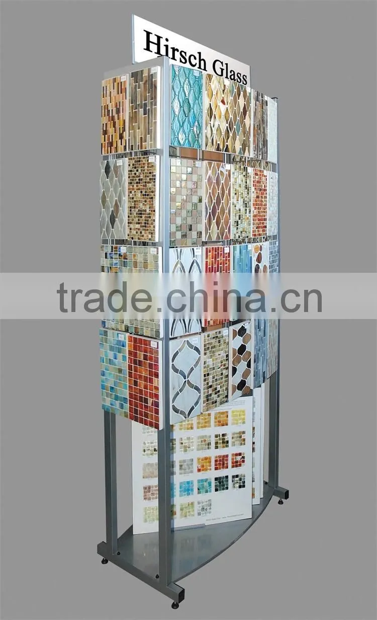 Ceramic/Stone/Mosaic/Tile Display Rack Floor Standing Promotion Shelf