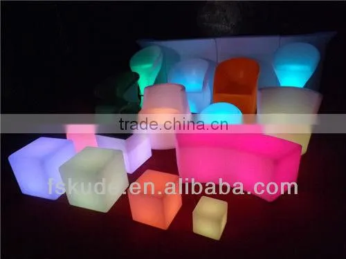 LED Luminous Bar/Culb Furniture Square Stool