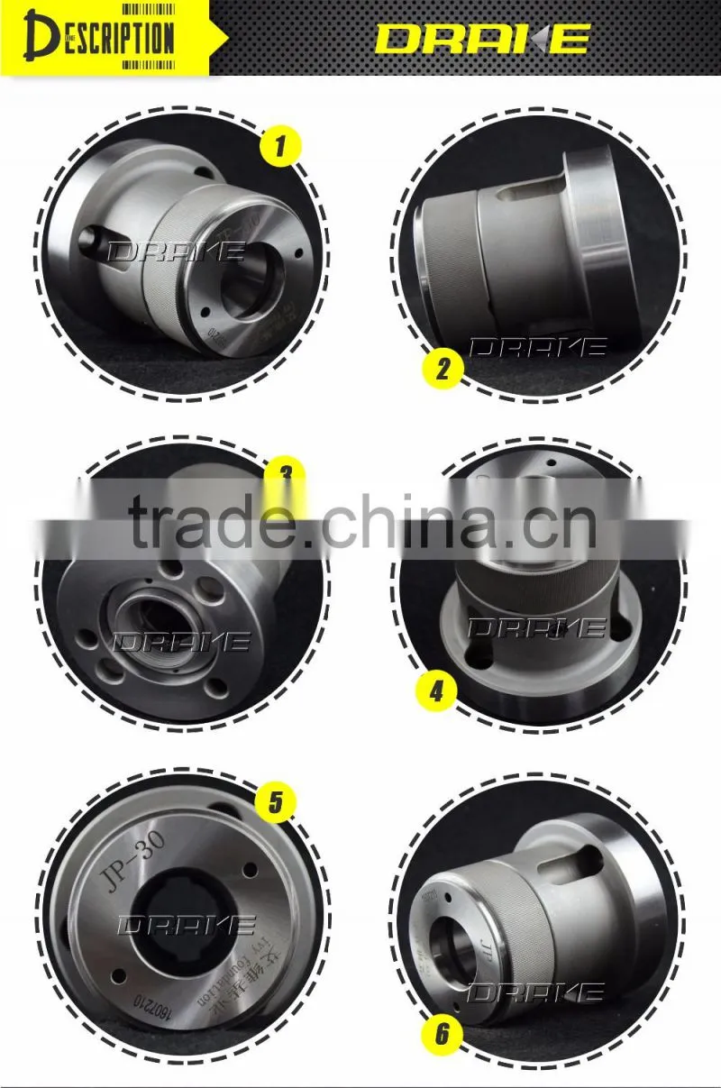 Standard spindle nose precision Dead-length collet chuck