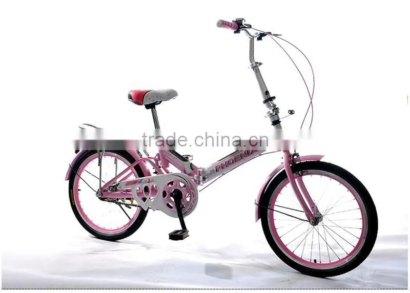 20-inch shock absorbing folding bike high carbon steel students bicycle
