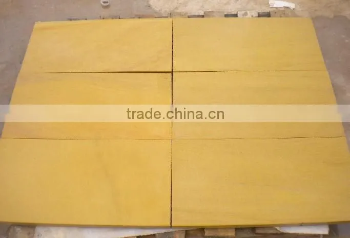 Professional Chinese yellow wooden sandstone