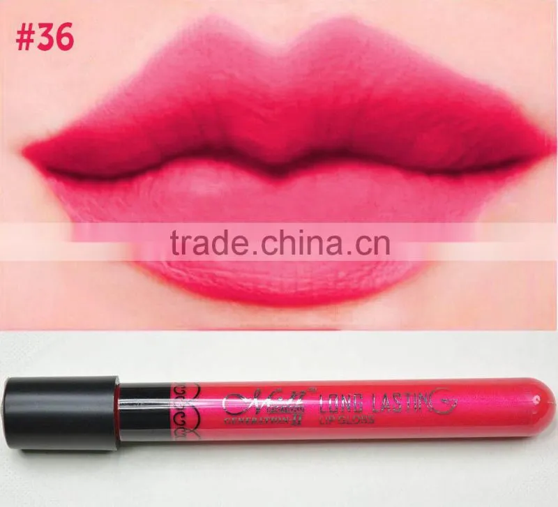 Hot Sales Women Ladies Waterproof Elegant Color Lipstick Matte Smooth Long Lasting Lip Stick Lipgloss